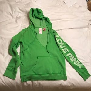 Green Large Victoria’s Secret PINK Hoodie
